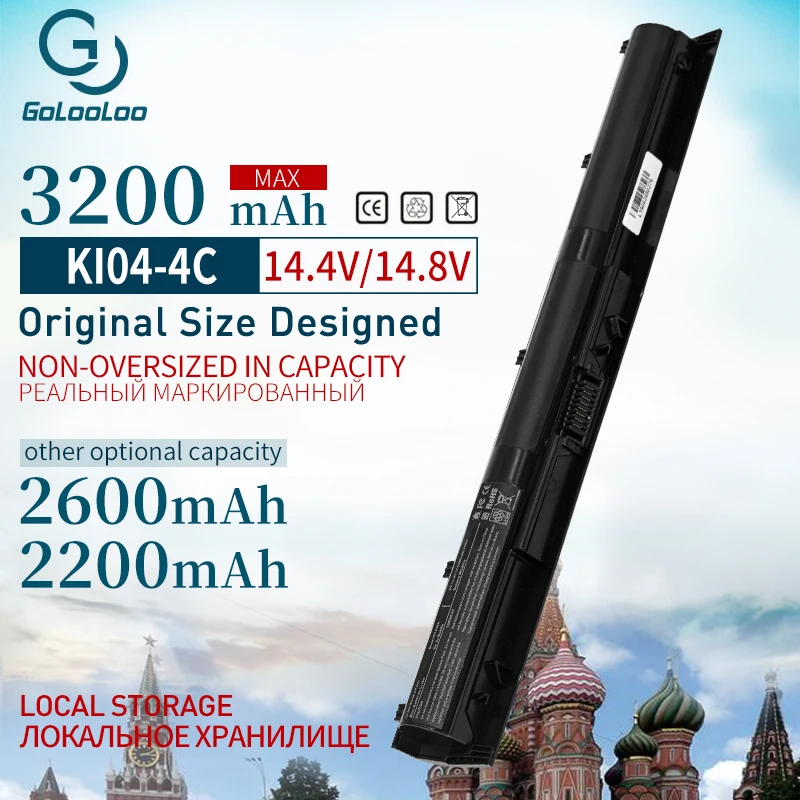 Цена 3200 мАч ноутбука Батарея для hp KI04 HSTNN DB6T HSTNN LB6S TPN Q158 TPN Q160 800050 001 аккумулятор большой емкости павильон 14 ab011TX 15 ab038TX