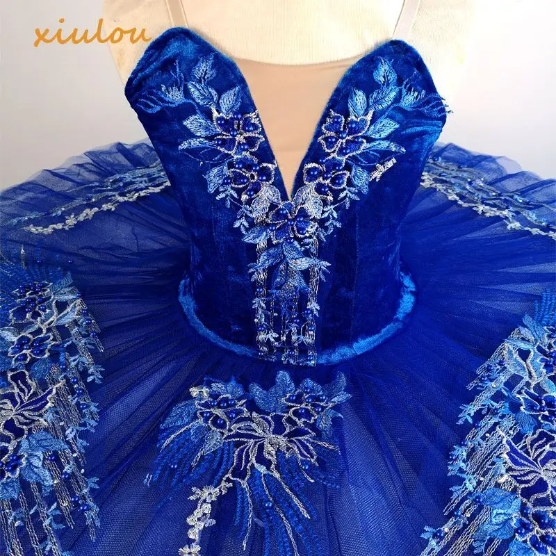 Blue Ballet Tutu Girls Kids Women Adult Professional Ballet Tutu Adulto Costume Ballerina Dance Costumes Girls Adulto ballet dress ballet skirts girls dance costumes tutu skirt
