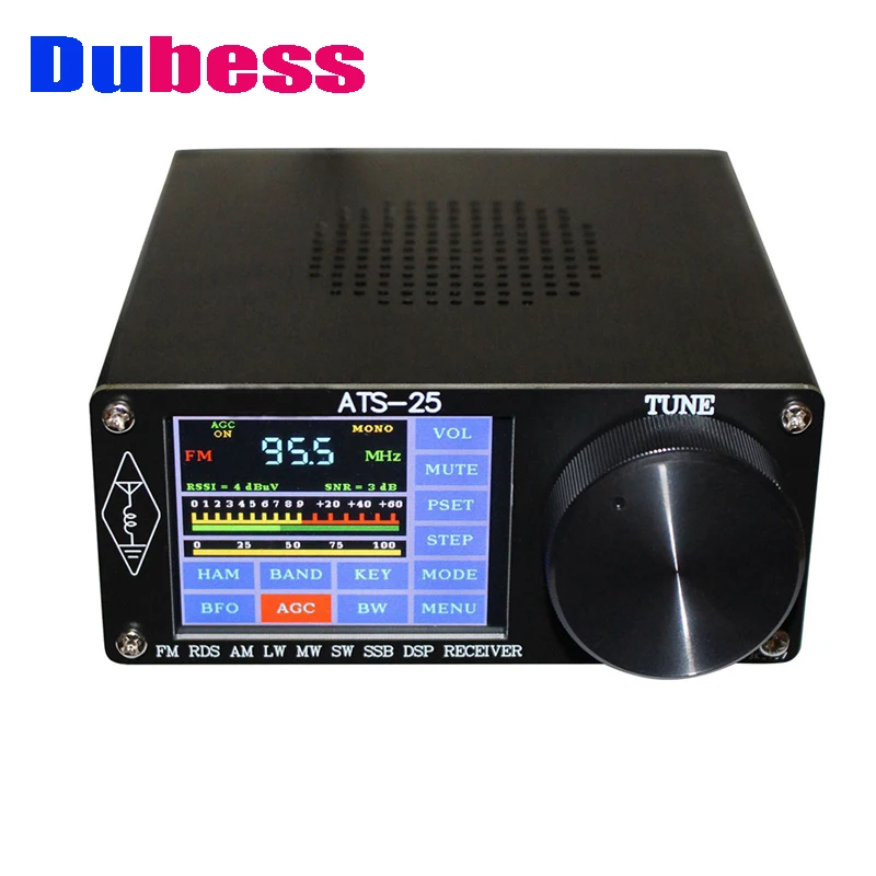 Новый ресивер для радиоприемника ATS-25 Si4732 FM LW(MW SW) SSB + 2 8-дюймовый сенсорный