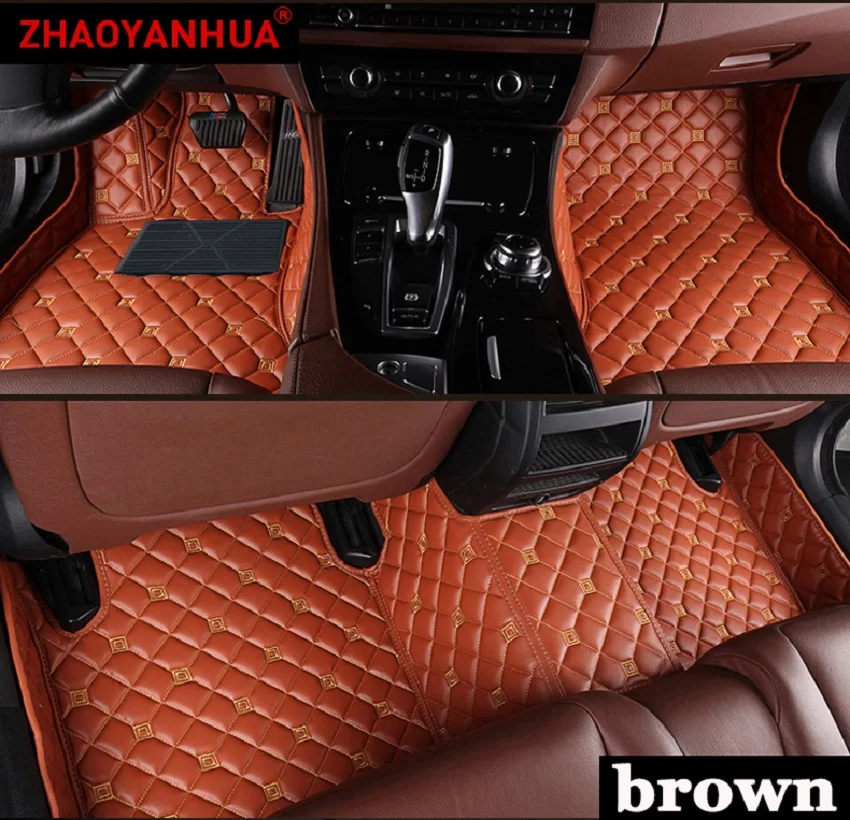 

RHD/LHD Car Floor Mat For Peugeot 2008 2014-2019 5seater Car Accessories Waterproof Anti-Dirty Carpets 3D Floor Mats