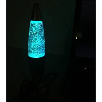 

3D Multi Color Changing Lamp Rocket Lava RGB LED Glitter Party Night Light Christmas Gift Bedside Night Lamp Home Decoration