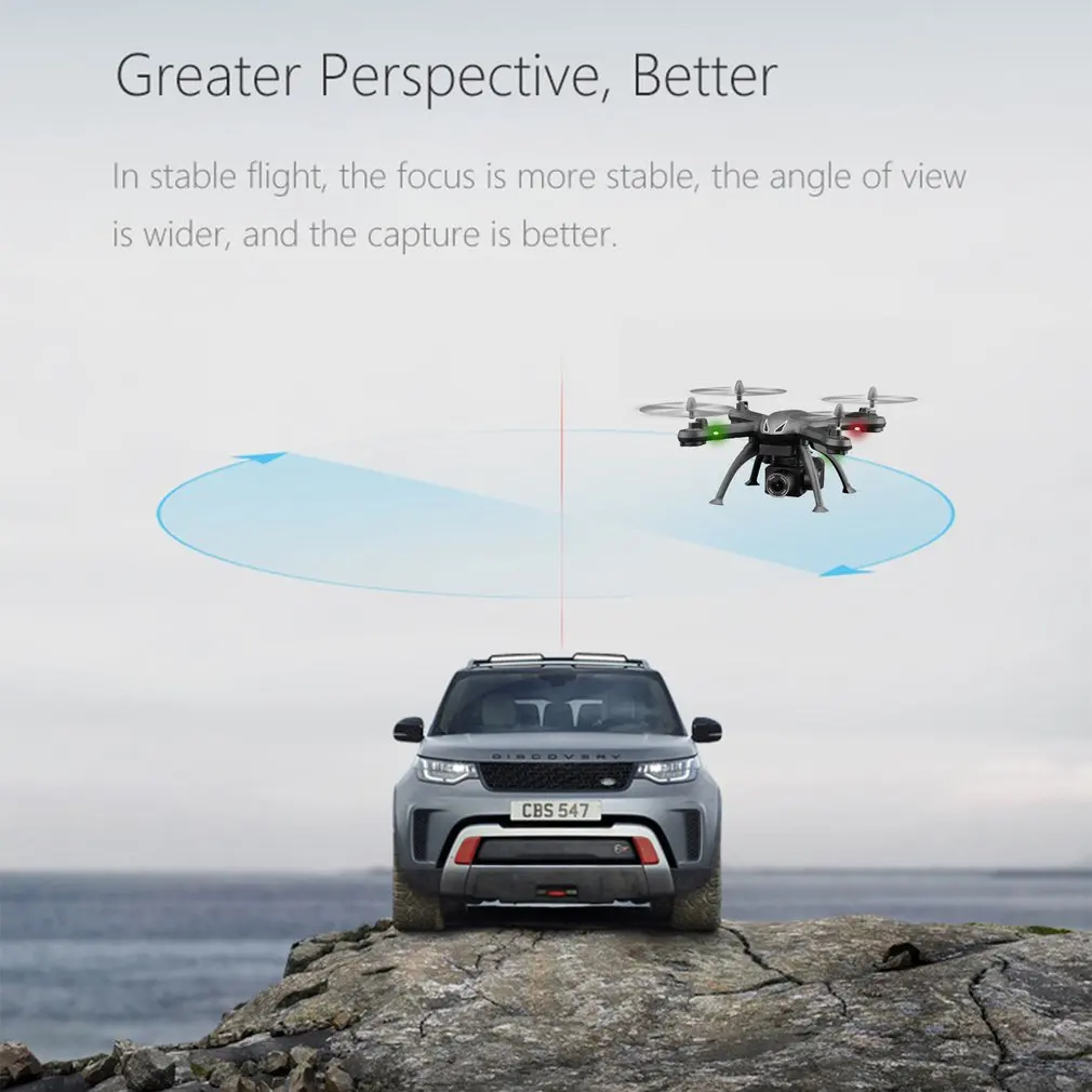 X6S Радиоуправляемый Дрон 4CH WiFi FPV Дрон 1080P HD камера давление полета Hover RC вертолет Безголовый режим RC самолет