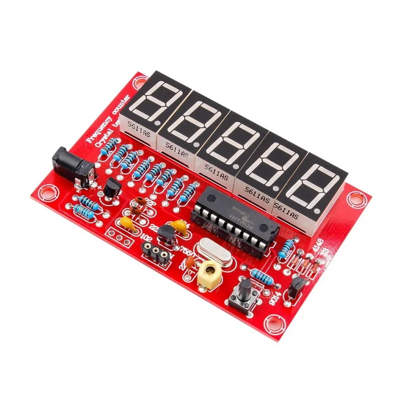 DIY Kits1Hz-50MHz счетчик частоты Кристалл осциллятор цифровой светодиодный измеритель