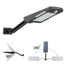 Наружная энергия солнечной батареи Экономия пути 48 светодиодный датчик движения безопасности уличный садовый фонарь двора патио водонепроницаемый настенный супер яркий