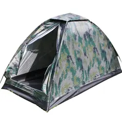 Наружная камуфляжная палатка Пляжная палатка кемпинговая палатка для 1 человека Однослойная водонепроницаемая ткань из полиэстера