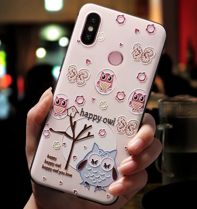 5 Чехол Heyytle с милым 3D тисненым рисунком из мультфильма для Xiaomi mi 9 se 8 Lite, чехол из ТПУ, мягкий силиконовый чехол для Red mi Note 7 8 Pro Capa - Цвет: 5