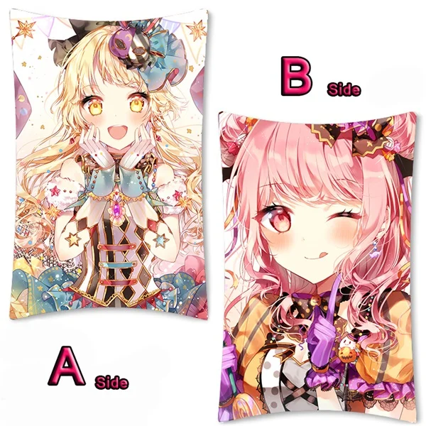 Аниме Bang Dream! МАРУЯМА Aya Minato Yukina Dakimakura длинная подушка для объятий чехол для кровати подушки наволочки 2WAY 35x55 см - Цвет: 12