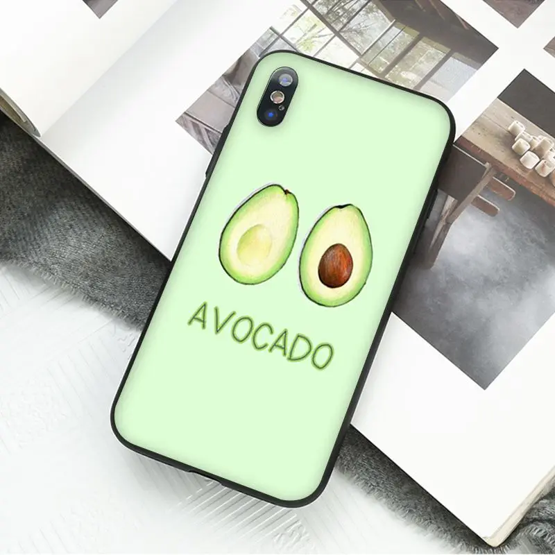 MaiYaCa милый авокадо Еда телефон аксессуары чехол для iPhone 11 Pro XS MAX XS XR 8 7 6 Plus 5 5S SE - Цвет: A4