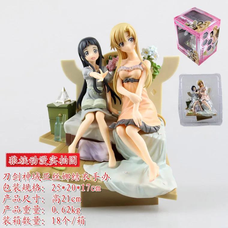 Sword Art онлайн Асуна Юи мать и дочь сцена GSC peiguin парад в коробке гаражный комплект