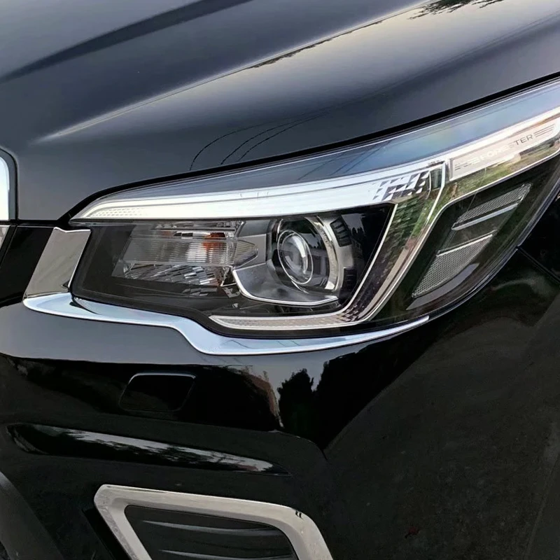 Для Subaru Forester ABS пластиковая фара, передний светильник, декоративная накладка, 2 шт. аксессуары для автомобиля