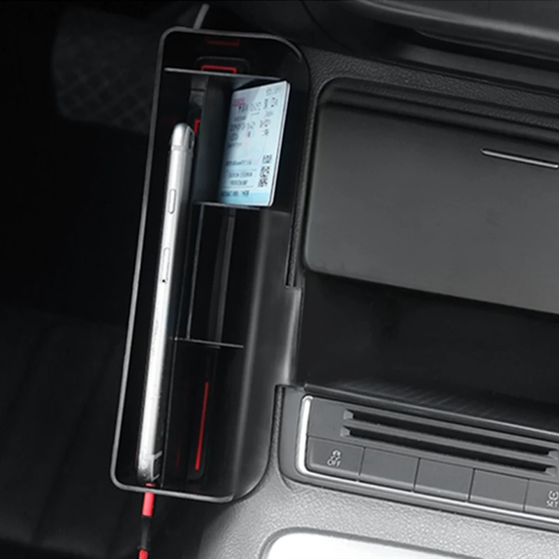 

Car Seat Crevice Gap Slit Storage Box Holder Auto Accessories interior Fit For Fit For VW Tiguan MK2 2016 2017 2018 2019 2020