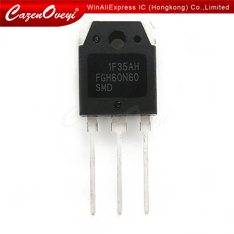 10pcs/lot FGH60N60SMD FGH60N60 60N60SMD TO-247 IC In Stock | Электронные компоненты и принадлежности