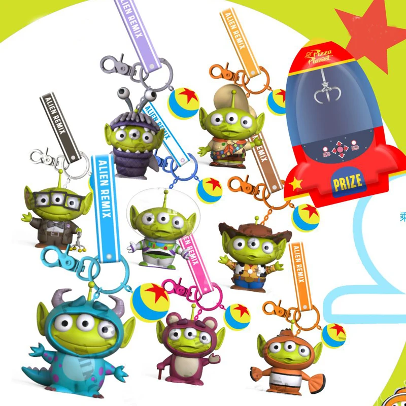 Toy Story Funny Aliens Cosplay Series Key Chain Action Figure Toys Gifts for Kids Kawaii Practical Anime Ring | Игрушки и хобби