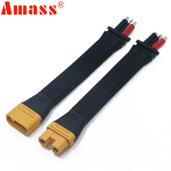 

AMASS AS150U 2P High Current lipo Battery Fire Proof Connector W/ Silicone Wire Protector Male/Female For UAV Plant Protection