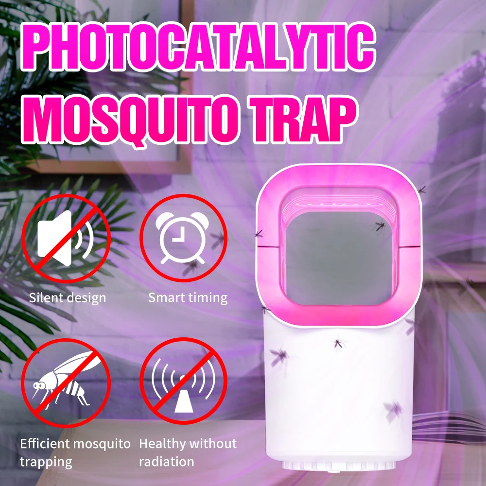 

CanLing Electric Mosquito Killer Lamp Led Bug Zapper Smart Timer Pest Insect Control Trap USB 5V Anti Mosquito Light for Home