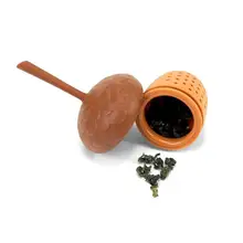 Ситечко для заваривания чая из сосны в форме конуса, силиконовый резиновый ситечко для чая, легко чистится, высокое качество, для заваривания чая, кофе, Новинка