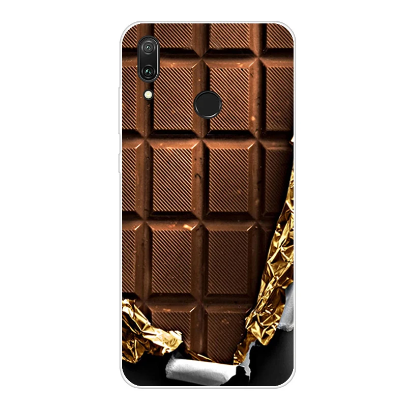 For Coque Huawei Y7 Case Phone Cover Soft Silicone Printing Back Case Fundas For Huawei Y7 Y 7 Y7 Pro Cover TPU - Цвет: Цвет: желтый