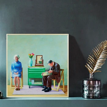 My Parents by David Hockney 1977 Printed on Canvas 4