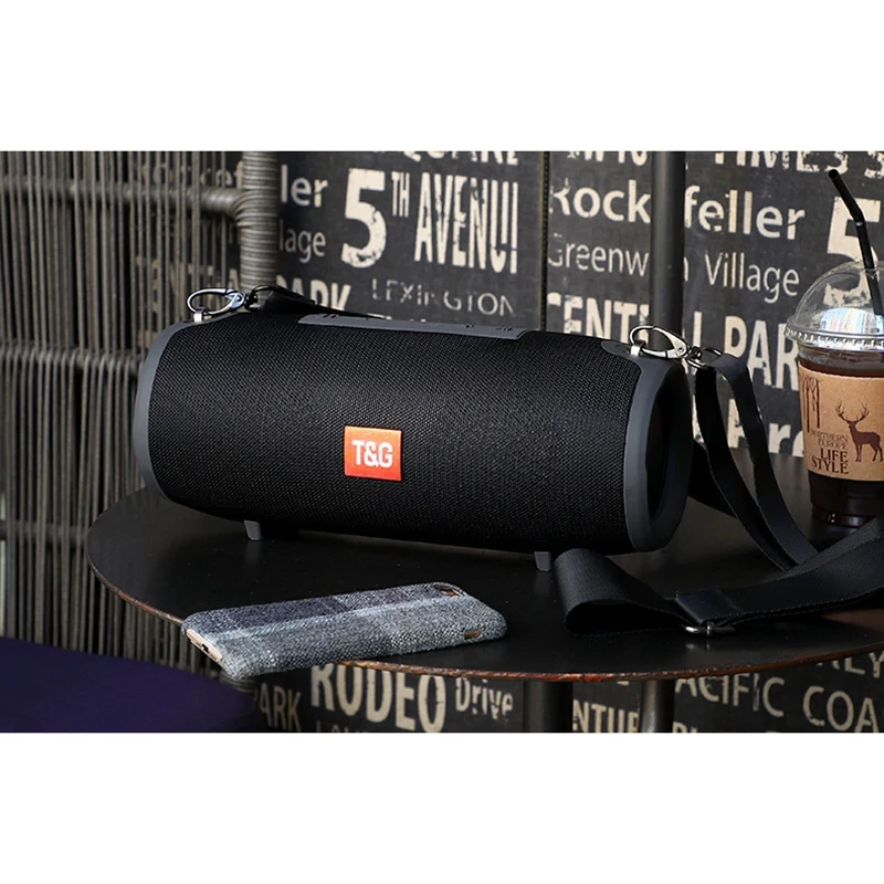 40 Вт беспроводной Bluetooth динамик Портативный звук бас стерео сабвуфер FM радио Boom Box tv TF Aux Usb звуковая панель для ПК телефона черный