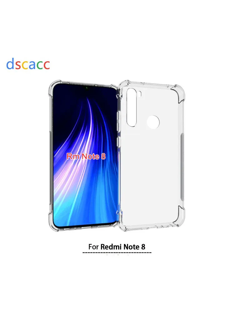 DSCACC чехол с воздушной подушкой из ТПУ Для xiaomi для Red mi Note 8 SE 8 Red mi Note 7 GO mi Play mi x 3 100 шт - Цвет: Прозрачный