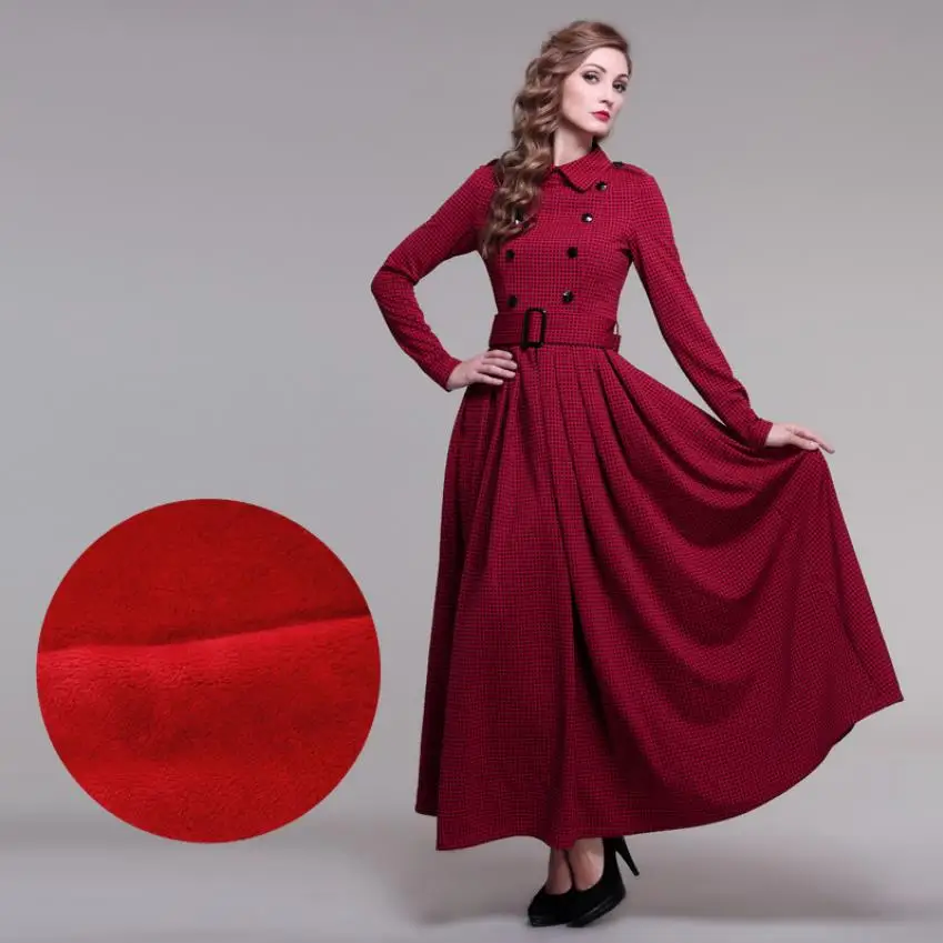 New-Autumn-and-Winter-Fashion-Real-Fur-Collar-Lace-Embroidery-Woolen-Coat-Slim-Outwear-Ultra-Long (1)