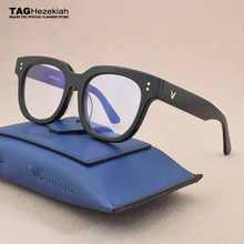 Ретро брендовая оправа для очков женские круглые очки оправа мужские близорукость рецепт; очки оправа женские оправа для очков Мужская