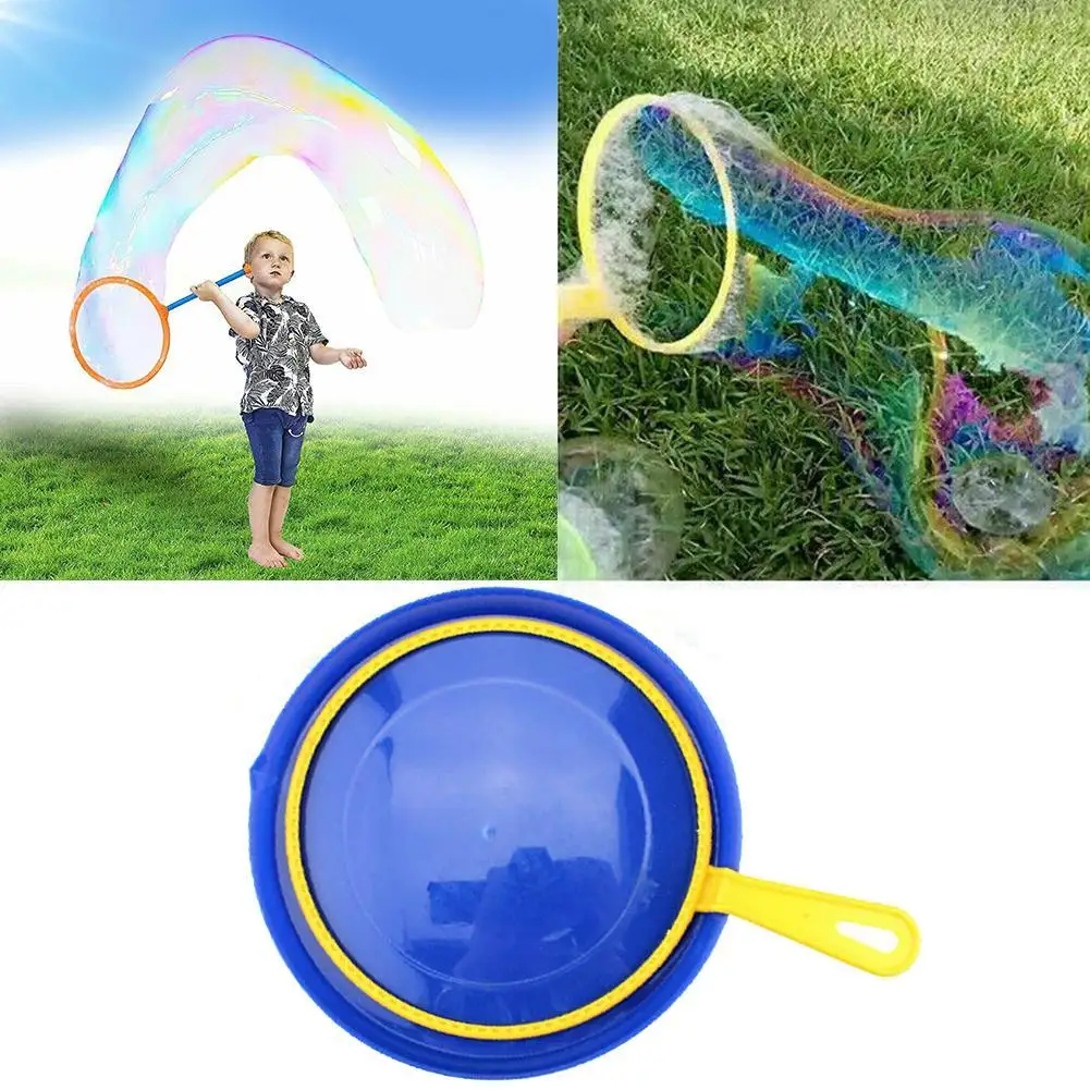 A Set Bubble Machine Blowing Bubble Plate Navy Blue Soap For Children Funny Gift Big Dish Bubble Set Blower Maker Bubble Outdoor