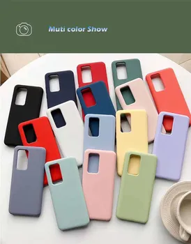 

Pure original Liquid Silicone Case For Huawei P40 Pro P40 with retail package back cover for Huawei P40 Pro+ 100pcs DHL Free