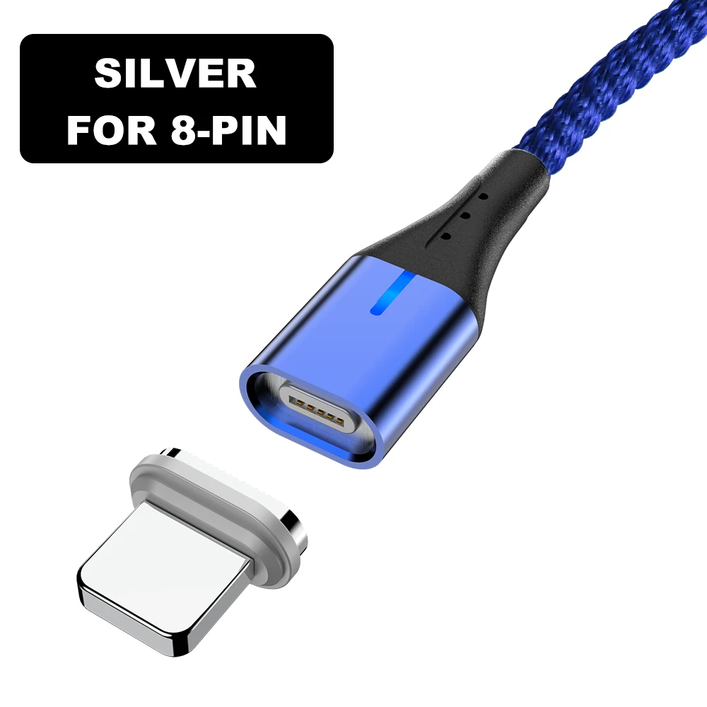 Vanniso быстрое магнитное зарядное устройство 3,0 Micro USB кабель для iPhone XS samsung Xiaomi Быстрая зарядка Магнитный телефонный кабель type C - Цвет: Black iphone Cable