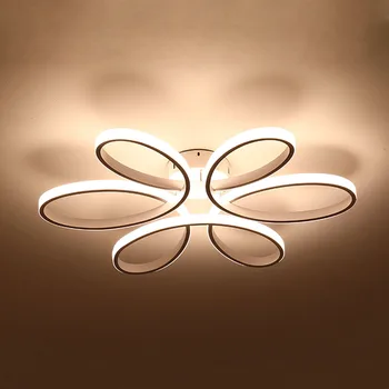 

Intelligence Dimming Led Attract Top A Chandelier Smallpox Lamp Personality Originality Aluminum Restaurant Lamp Bedroom Lamp