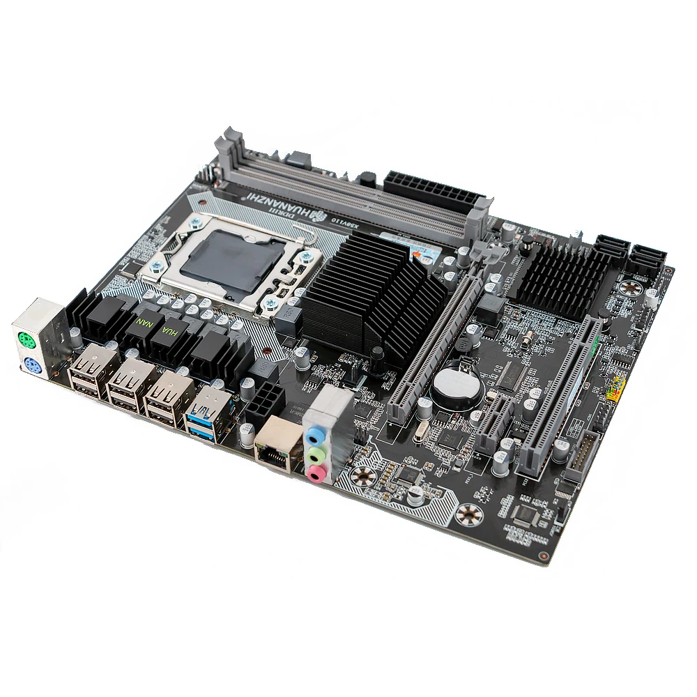 Huanan Zhi X58-RX3.0 V110 материнская плата для Intel X58 LGA 1366 DDR3 1066/1333 МГц 16 Гб PCI-E SATA2 USB3.0 M-ATX LGA1366 материнская плата