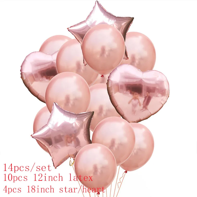 1 комплект из розового золота шары-цифры 18 21 30 40 50 60th лет Happy декор для вечеринки в честь Дня Рождения для взрослых Письмо шар украшение на годовщину 8XN - Цвет: Сливовый