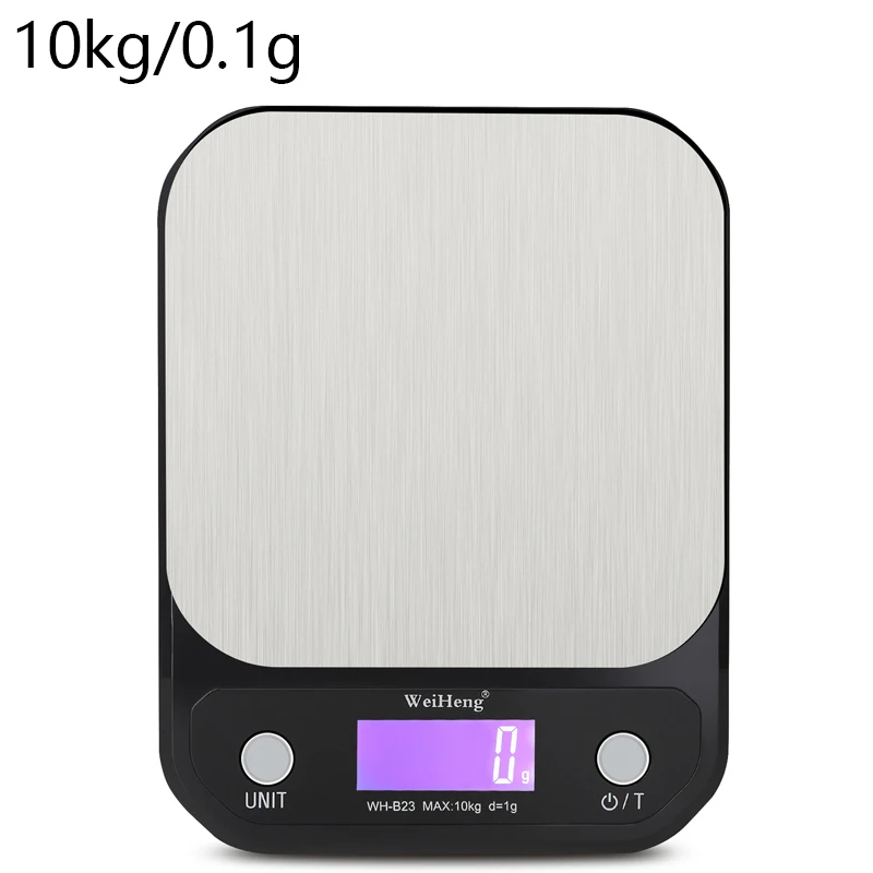 10kg 1g Светодиодный Электронные весы 10 кг/3 кг/5 кг цифровые электронные весы из нержавеющей стали ABS весы для еды кухонные весы - Цвет: 10kg 1g