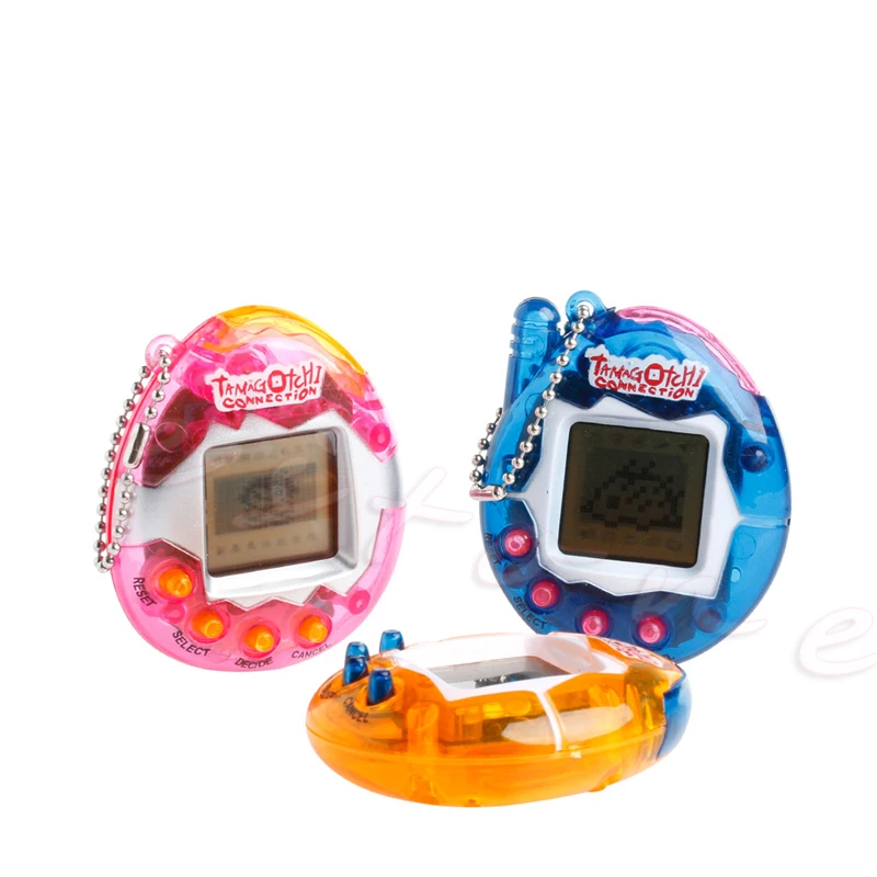 1Pc 90S Nostalgic 49Pets Virtual Cyber Pet Game Child Toy Key Tamagotchi Buckles