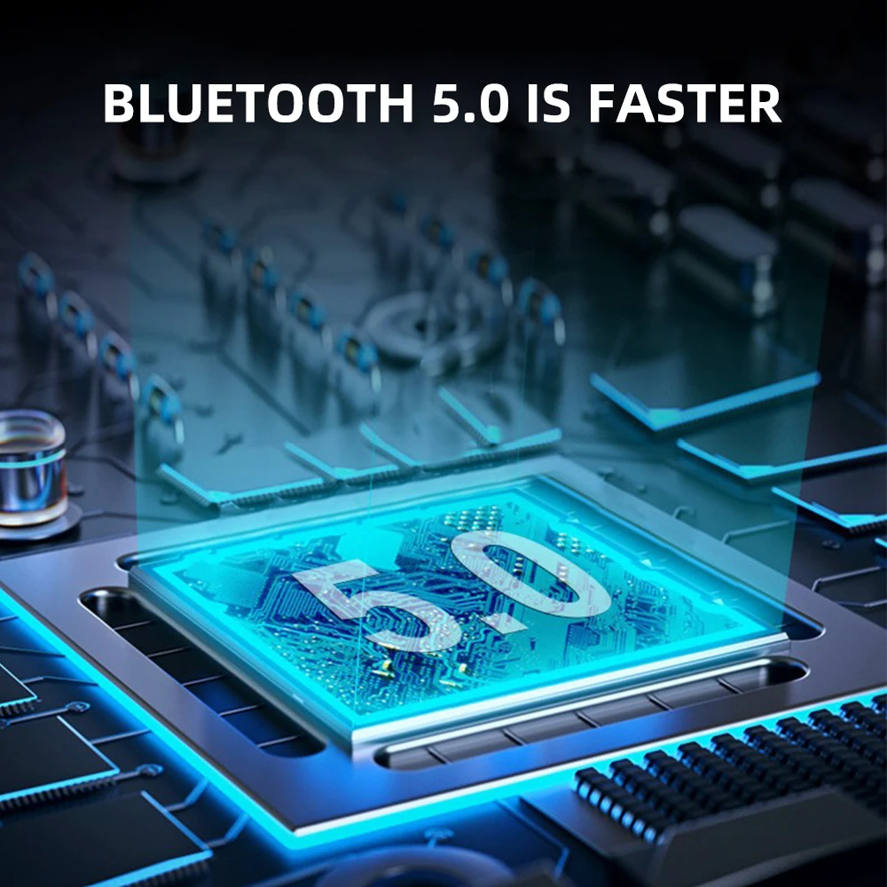 FDBRO быстрое зарядное устройство монофонический беспроводной наушник 5,0 Bluetooth гарнитура HD микрофон шумоподавление наушники для бизнеса/вождения/офиса
