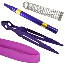 Шланг из нержавеющей стали для кальяна пружина для кальяна шланг наргиле алюминиевый кальян ручка силиконовый шланг трубка кальян уголь щипцы