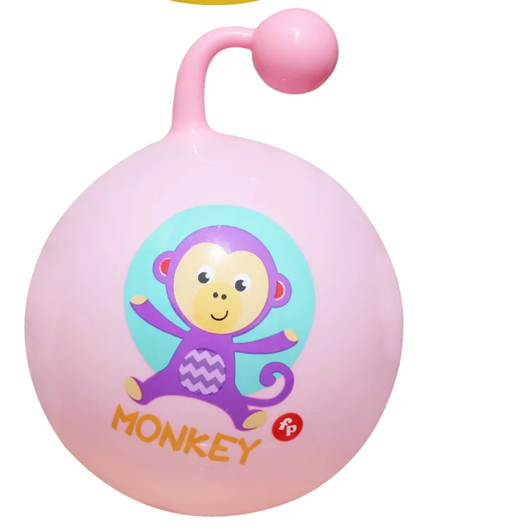 Fisher-Price детские игрушечные мячи тренировочный мяч резиновый мяч-попрыгунчик ручной мяч пинч детский мяч детские развивающие игрушки для детей подарок - Цвет: Розовый