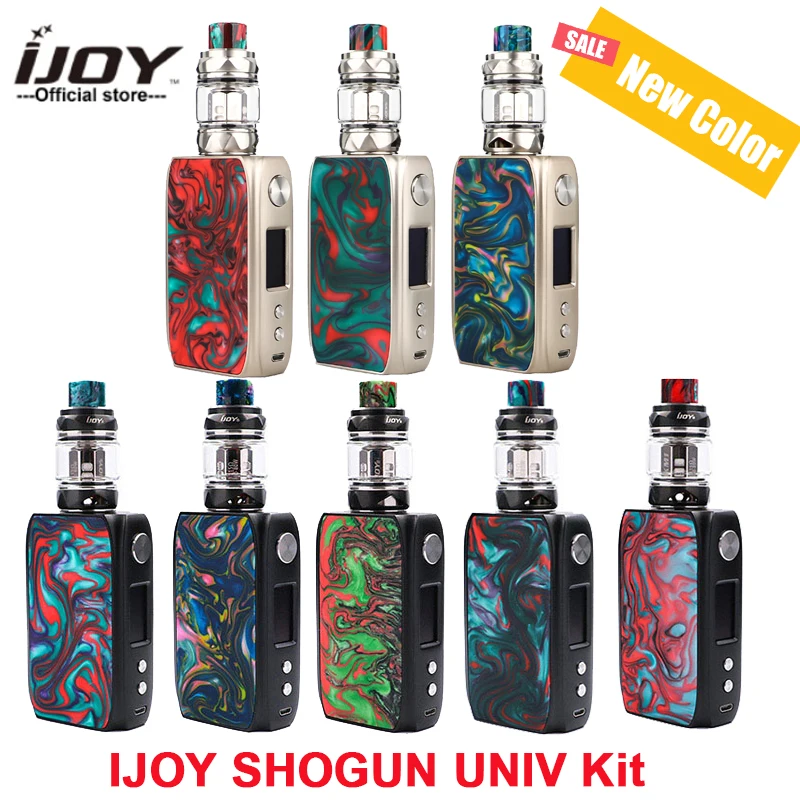 Новейший ijoy SHOGUN UNIV kit 180 Вт оригинальная электронная сигарета vape mod с Катана SUBOHM Tank