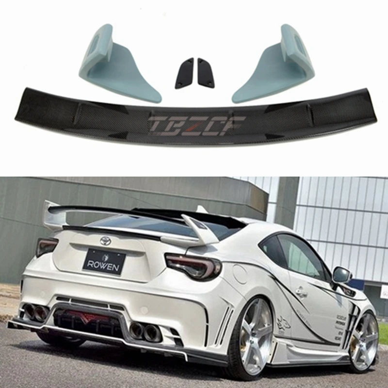 12 13 14 15 16 17 SUBARU BRZ SCION FR-S Carbon Fiber Rear Trunk Garnish Trim