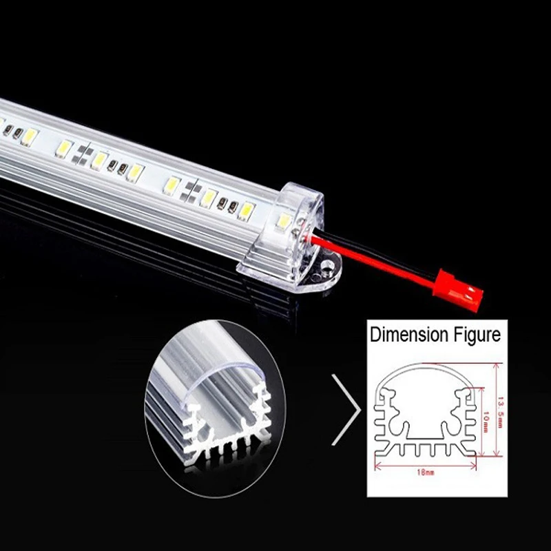 

40 м образец освещения 5630 SMD 20 Вт/м Светодиодная панель освещения s 72 чип 12V DC жесткая полоса светильник естественный белый 4000K