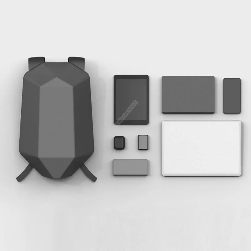Рюкзак Xiaomi BEABORN Polyhedron сумка спортивная индивидуальная упаковка модная сумка для мужчин и женщин