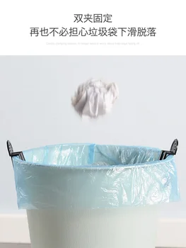 

12PCSGarbage bag fixed long clip creative garbage bag slip clip barrel side clip card holder trash can