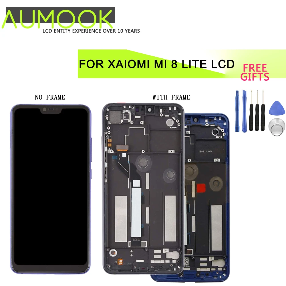 

6.26 inch Original LCD for Xiaomi Mi 8 lite Screen Display Touch Screen Digitizer Assembly Screen Replacement for Mi 8 Youth LCD