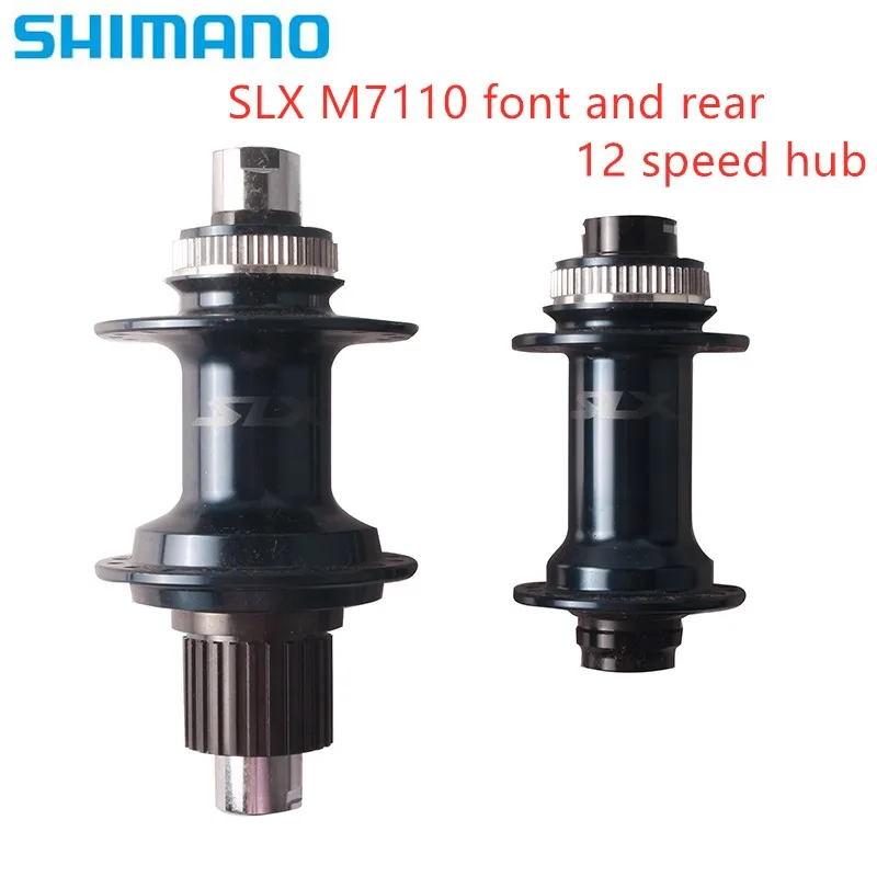 Shimano XT M8110 SLX M7110 передняя Задняя Ступица Центральный замок дисковый тормоз микро сплайн 12 Скоростей Передняя