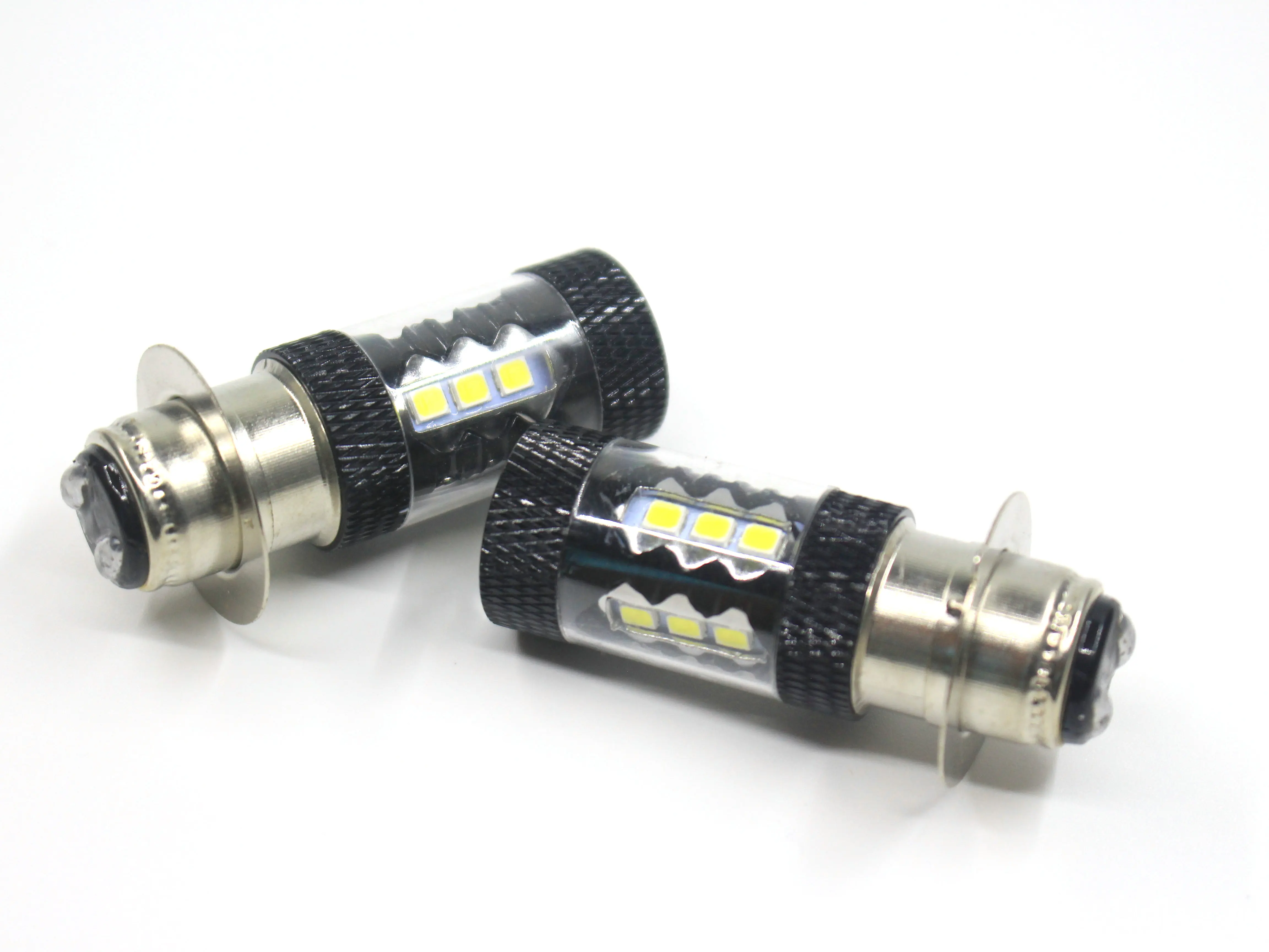 2 шт. H6 80 Вт 3030 16SMD мотоцикл светодиодный фары белый шарик автомобиля 12V 6000K светодиодный потолочный светильник
