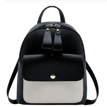 

Hot 2020 Backpack Women PU Leather Shoulder Bag Girls Kids Fashion New Small Bagpack Ladies School Backpack