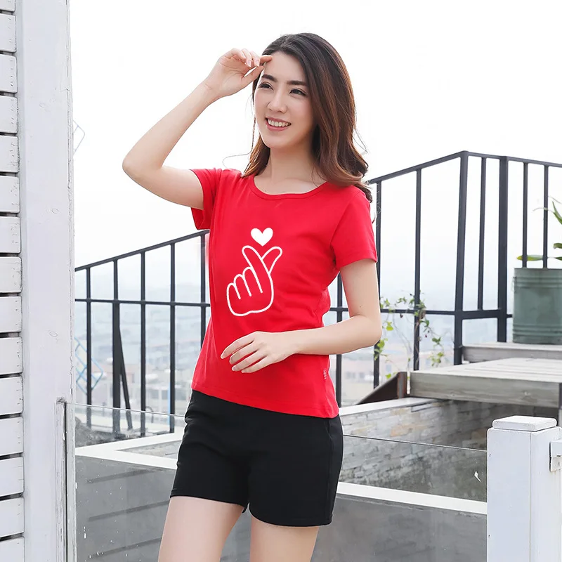 Kawaii/одежда в японском и корейском стиле; футболка для мамы и дочки; Femme Famili Look; одежда для мамы и сына; Рождественская Футболка с сердцем