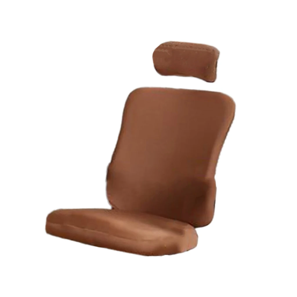 Polyester Spandex Split Style Computer Chair Slipcover for Home Office Study Room
