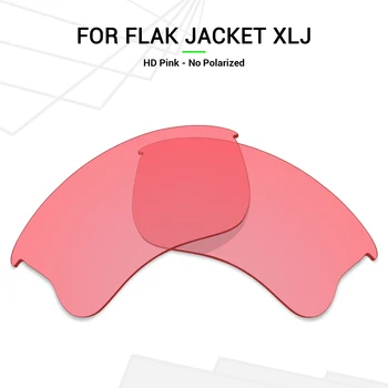 

MRY Replacement Lenses for Oakley Flak Jacket XLJ Sunglasses HD Pink