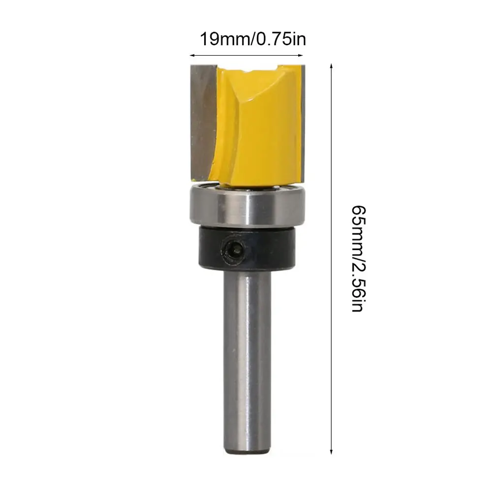 4pcs 8Mm Handle Copying Edge Trimming Knife Straight Edge Copying Cutter Export Speed Aliex Engraving Machine Milling Cutter